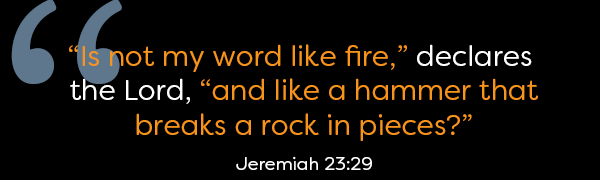 Jeremiah 23:29